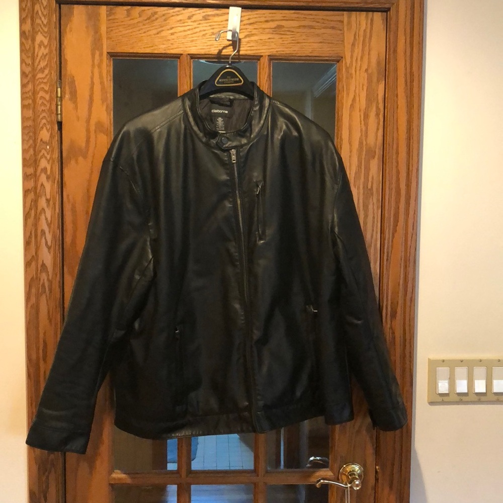 Black bomber jacket